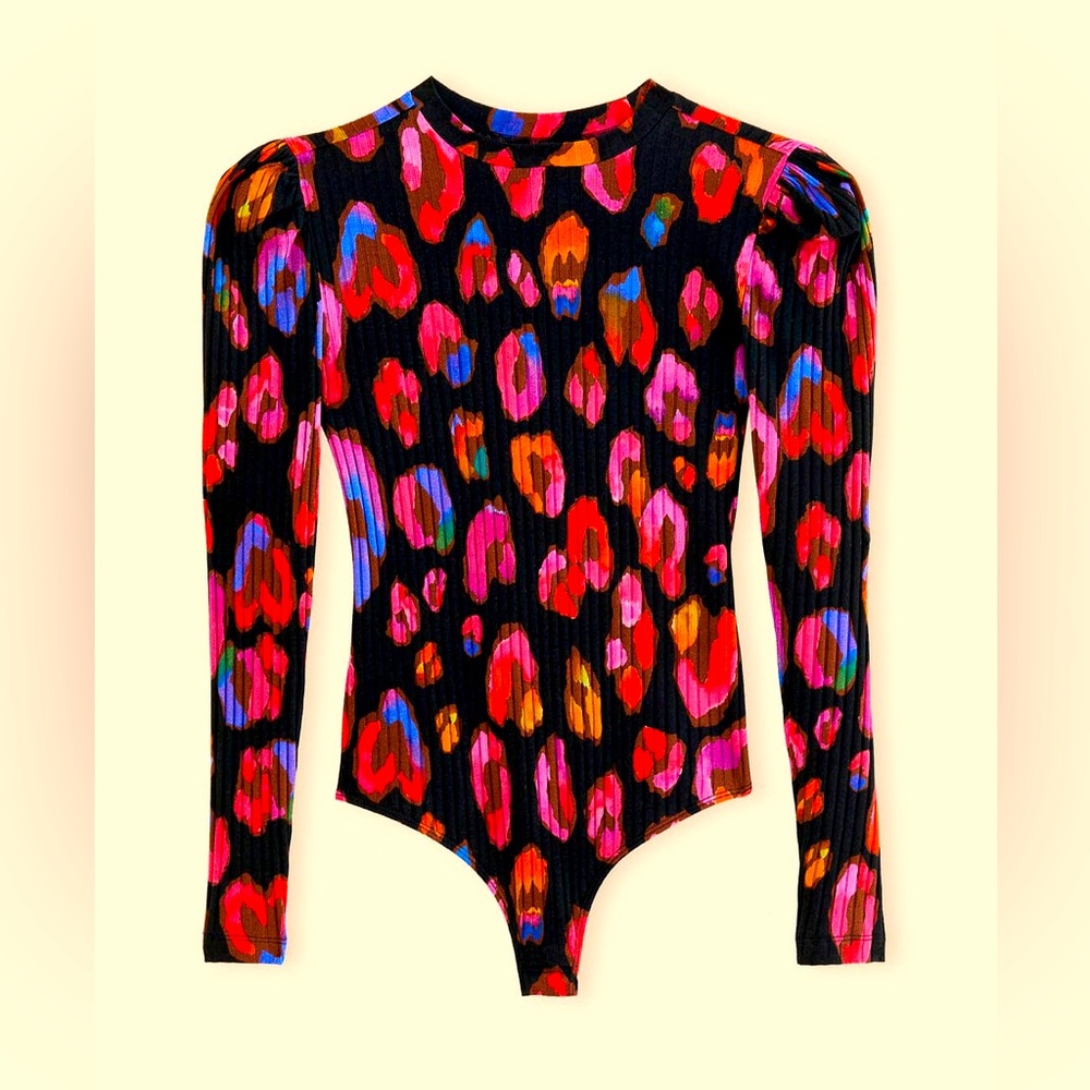 Farm Rio leopard bodysuit